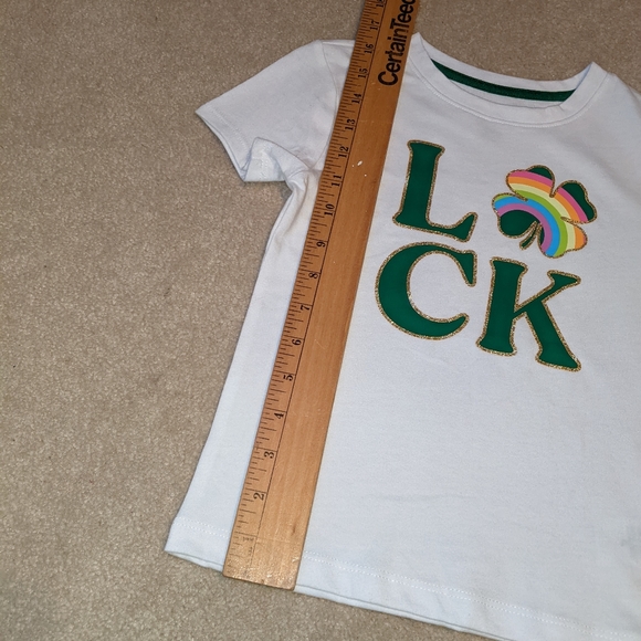 Nwt Way To Celebrate St. Patricks Day Girl's Luck T-Shirt - Picture 6 of 11